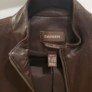 Daniel Leather bomber jacket